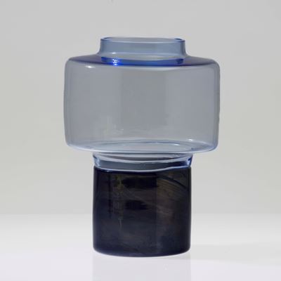 Venini, Vaso prototipo in vetro soffiato a incalmo, Murano, circa 1970