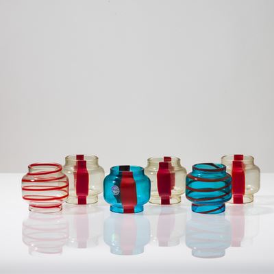 Venini, Portacandele in vetro soffiato, Murano 2003-2005