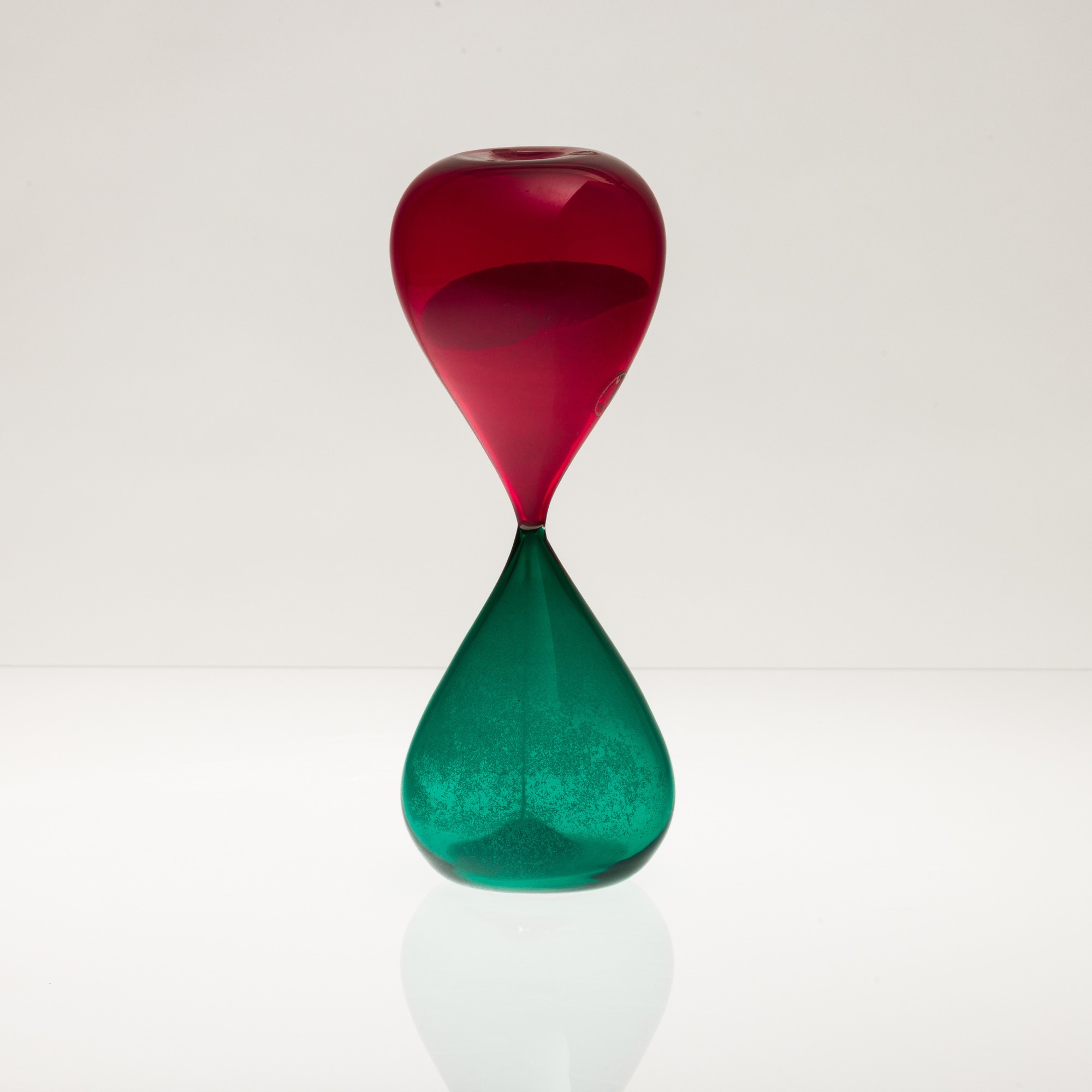 Venini, Clessidra in vetro soffiato, Murano 1991