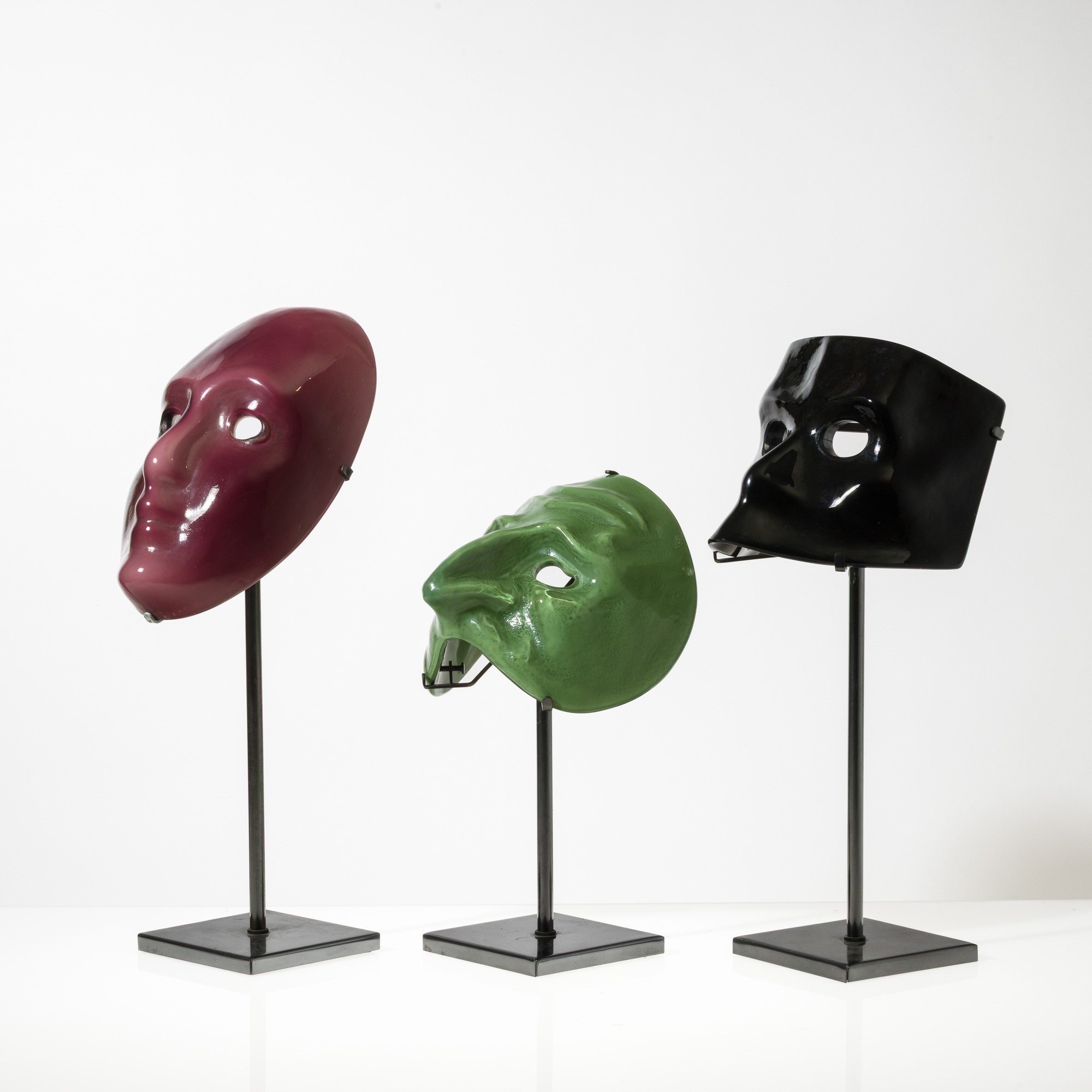 Venini, Collezione di soprammobili in vetro soffiato, 1985-1990