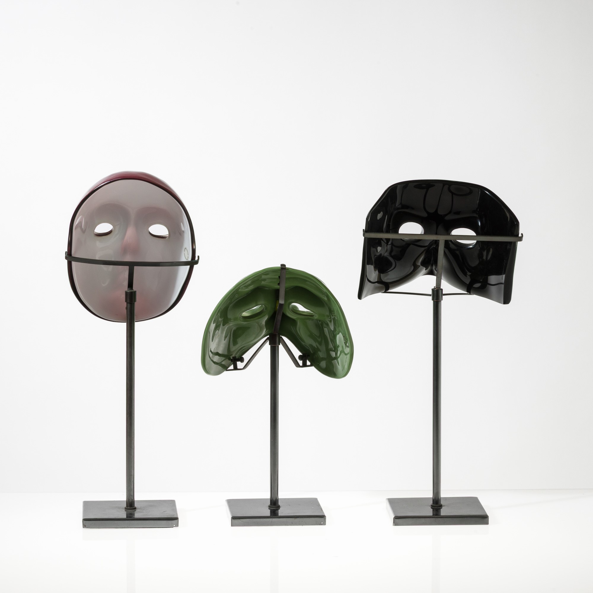 Venini, Collezione di soprammobili in vetro soffiato, 1985-1990
