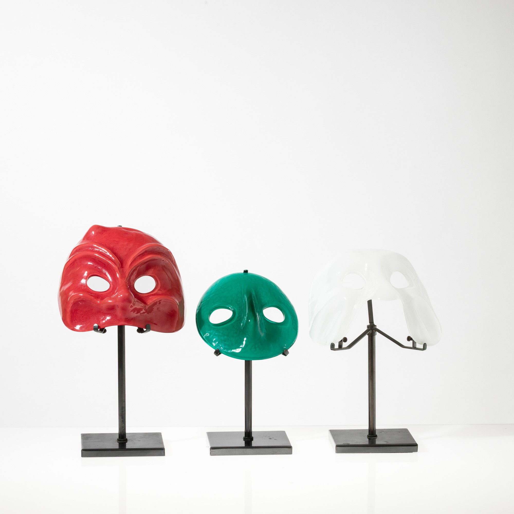 Venini, Collezione di soprammobili in vetro soffiato, 1985-1990