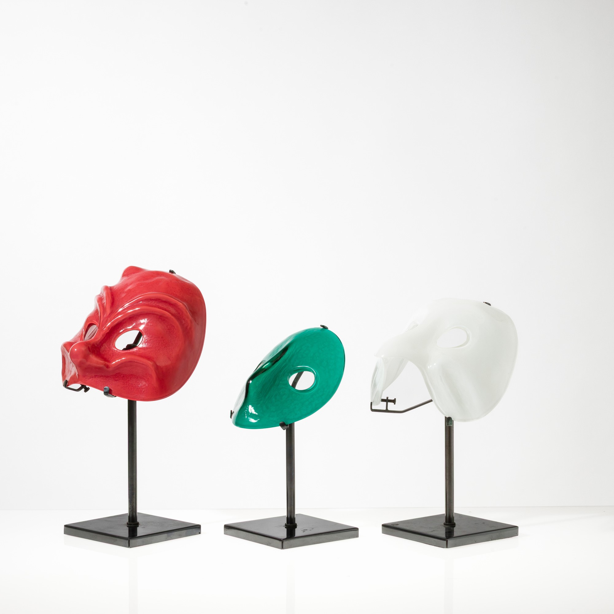 Venini, Collezione di soprammobili in vetro soffiato, 1985-1990