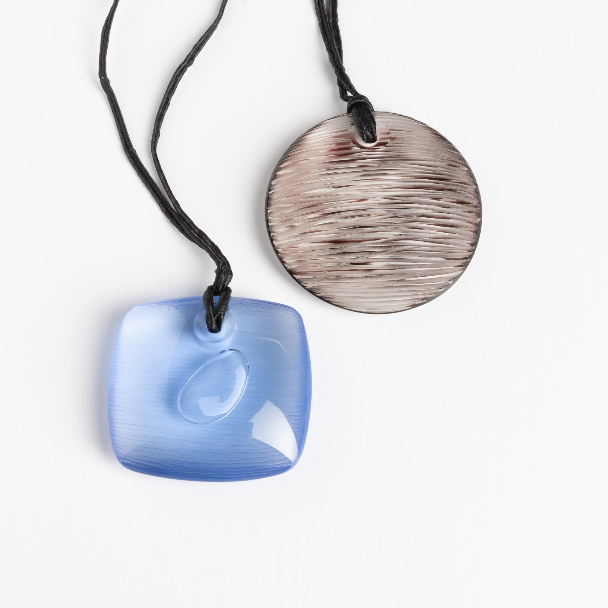 Giorgio Vigna - Talismani in vetro soffiato policromo, Murano 1999