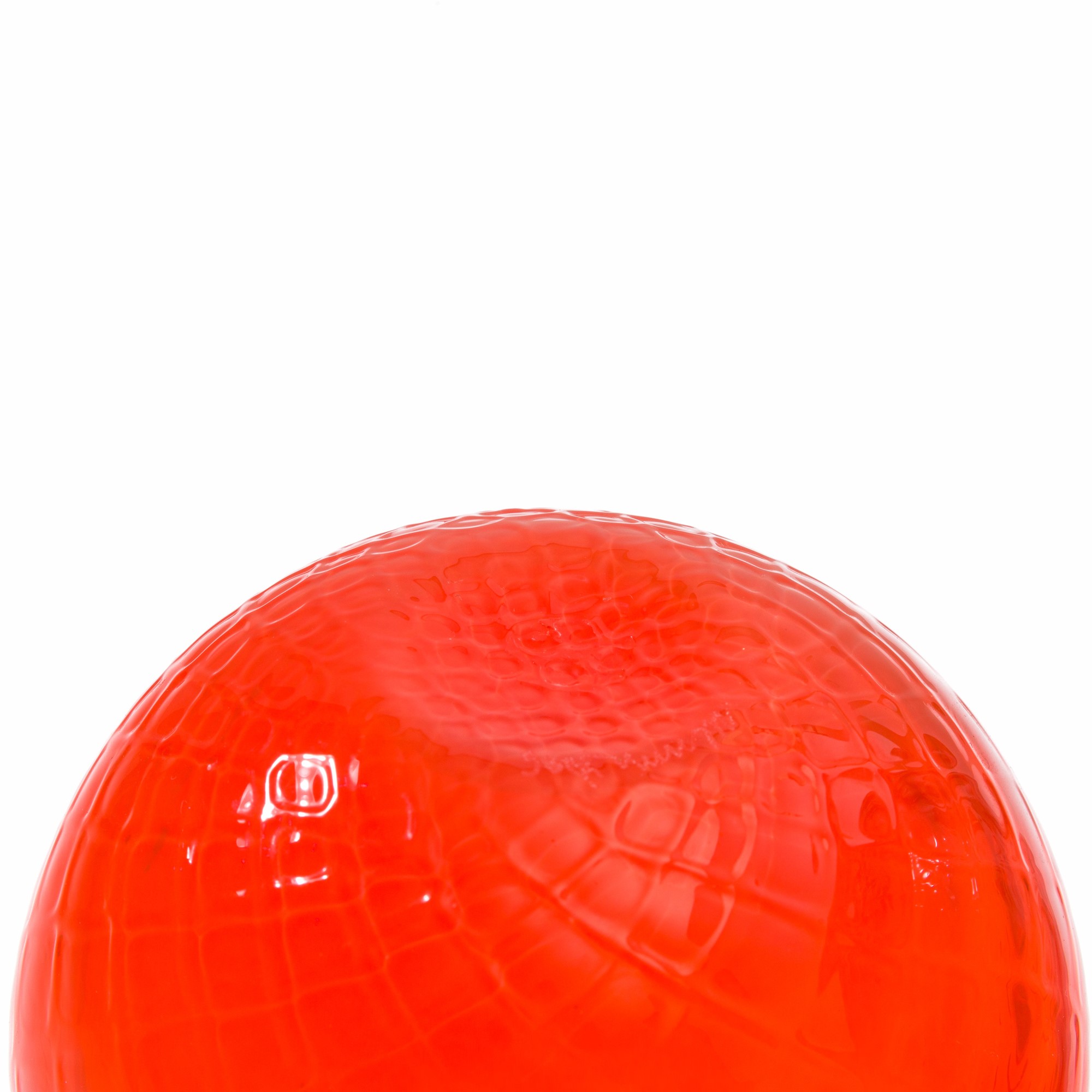 Venini, Serie Balloton, Vasi sferici in vetro soffiato ciclamino e arancio, 2000/2006