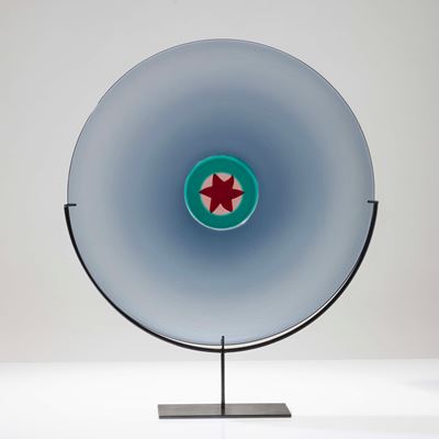 Piatto Stella dalla serie Pianeti, vetro soffiato, 1984