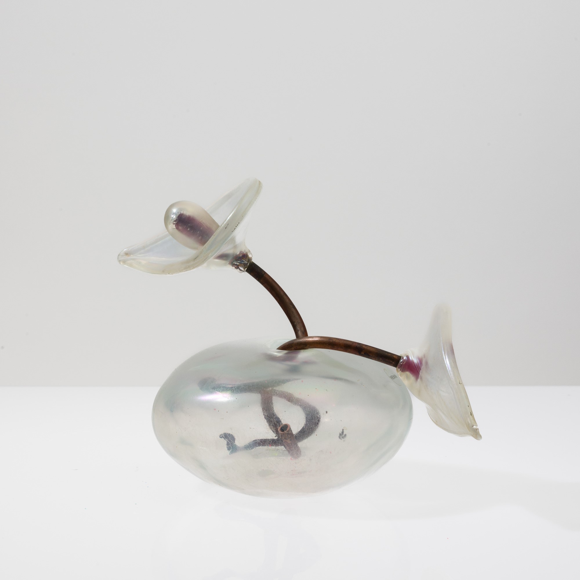 Giorgio Vigna - Vaso della serie Fuochi Iridati, Murano 2008