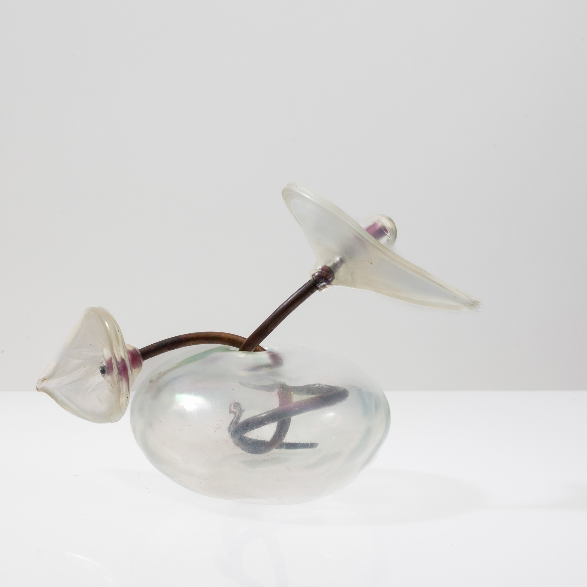 Giorgio Vigna - Vaso della serie Fuochi Iridati, Murano 2008