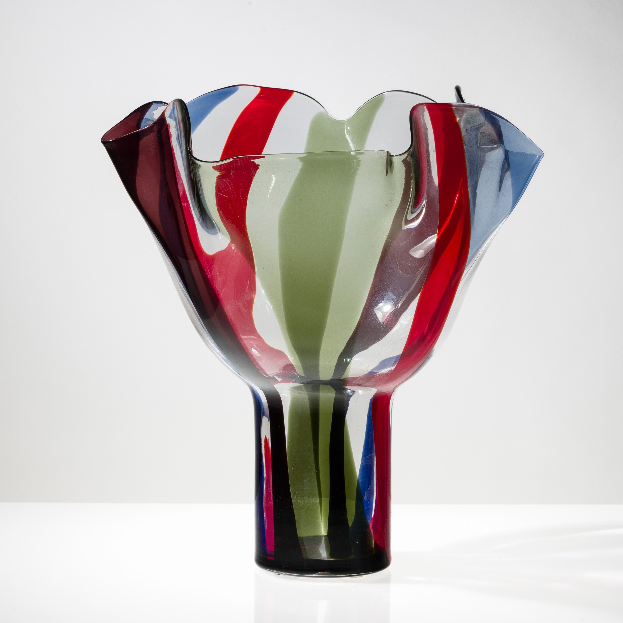 Timo Sarpaneva - Vaso Kukinto in vetro soffiato, Murano 2016