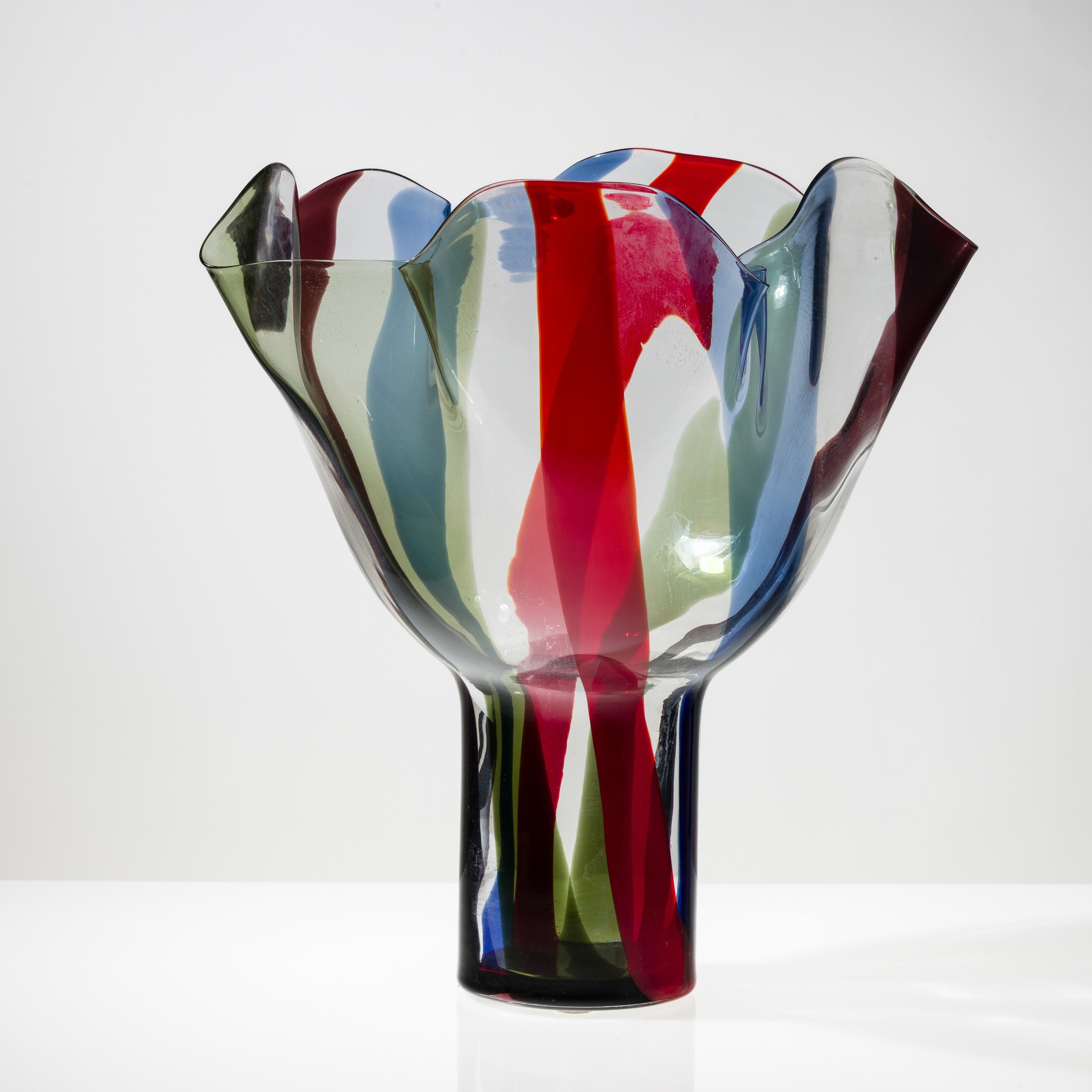 Timo Sarpaneva - Vaso Kukinto in vetro soffiato, Murano 2016