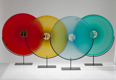 Serie 'Le quattro stagioni', vetro soffiato a incalmo, 1983 - 2006