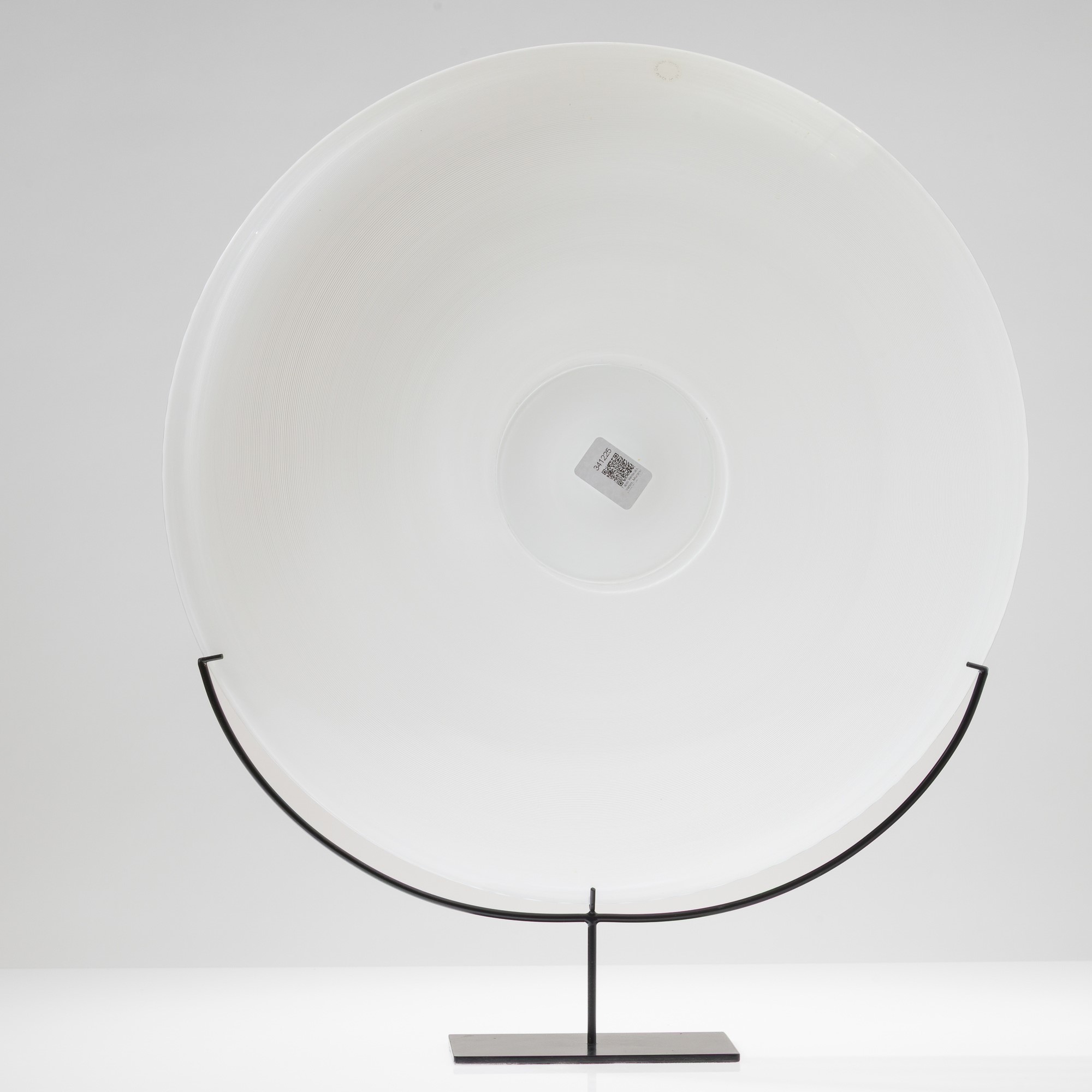 Tapio Wirkkala - Piatto della serie Filigrane in vetro soffiato a incalmo, 1983