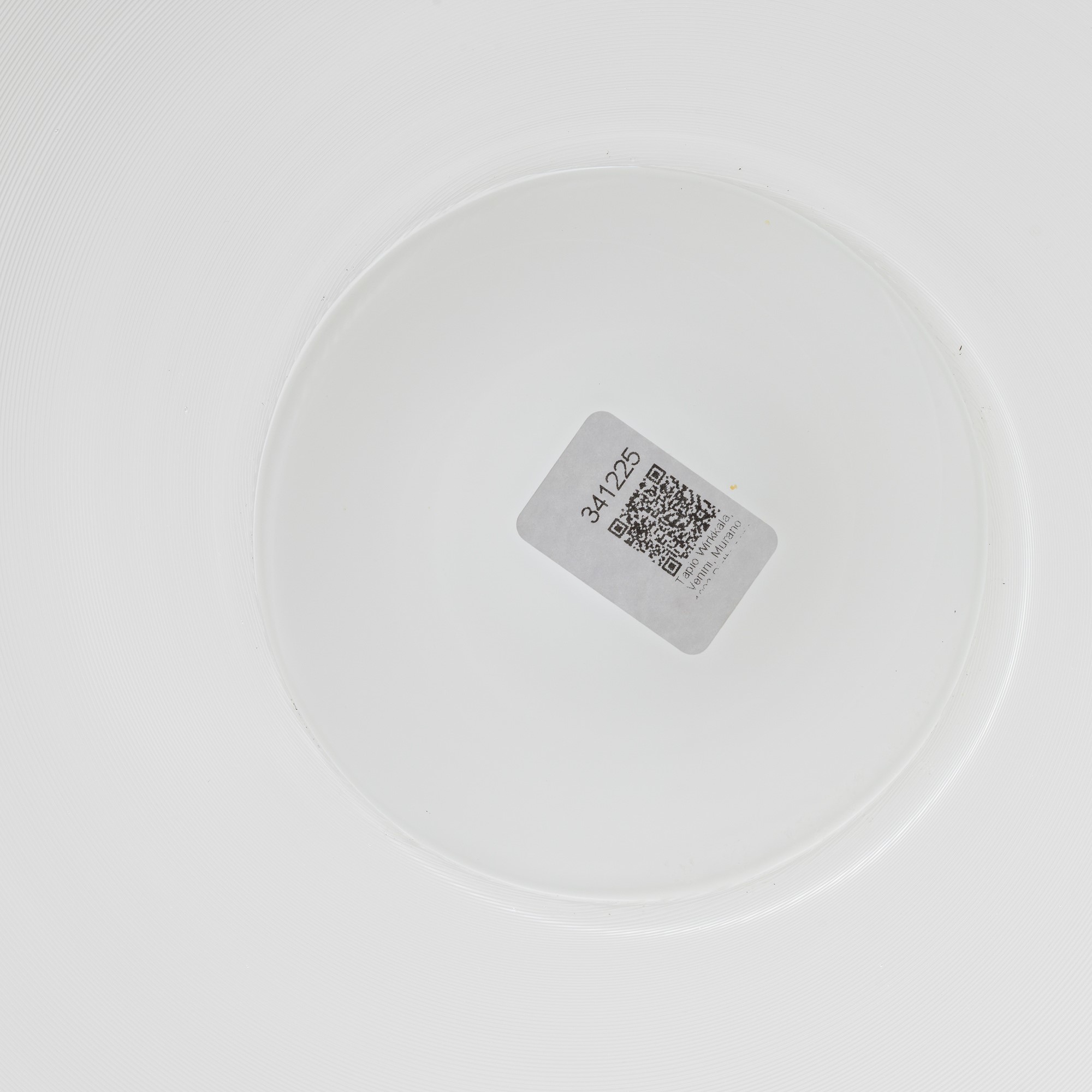 Tapio Wirkkala - Piatto della serie Filigrane in vetro soffiato a incalmo, 1983
