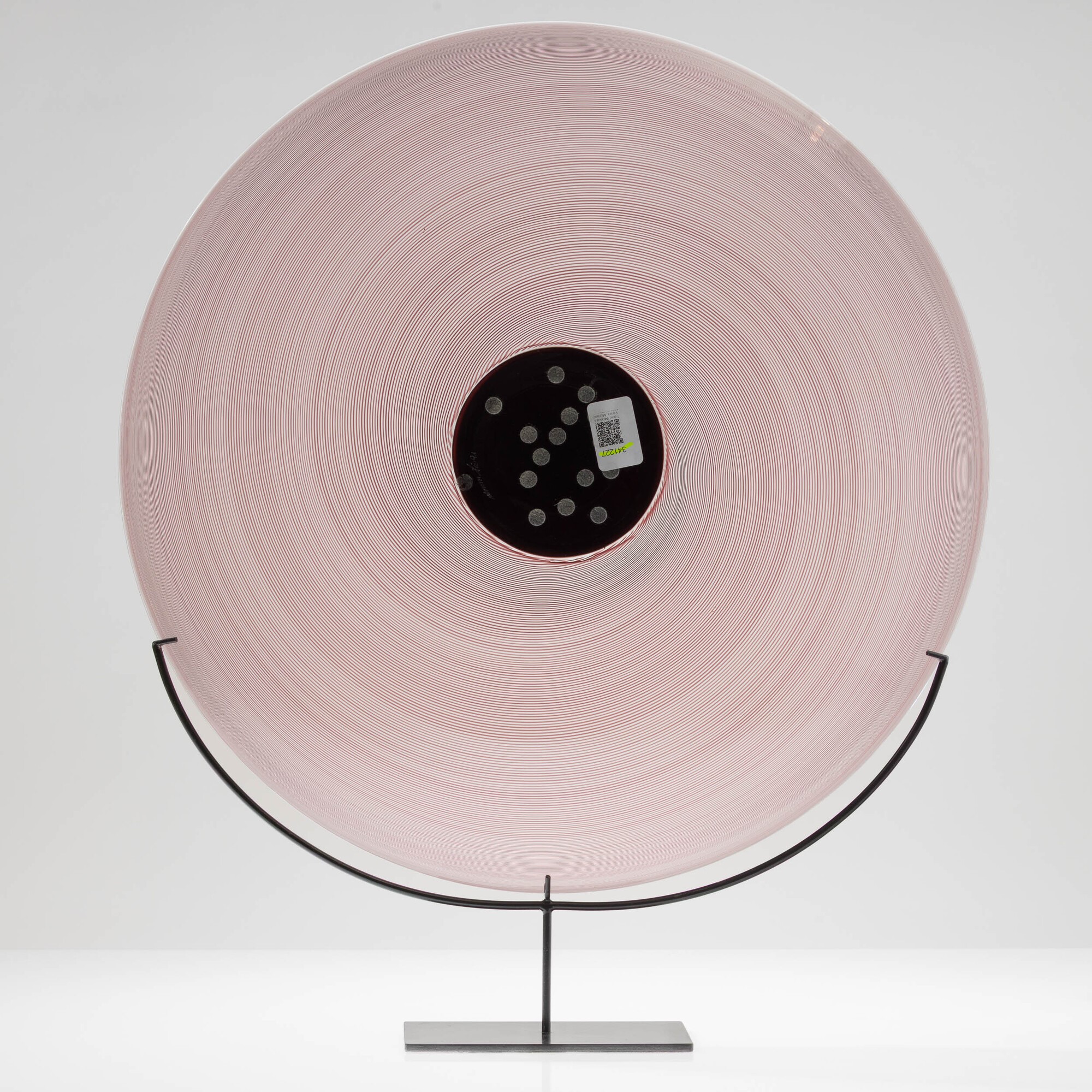 Tapio Wirkkala - Piatto della serie Filigrane, 1991, Vetro soffiato a incalmo