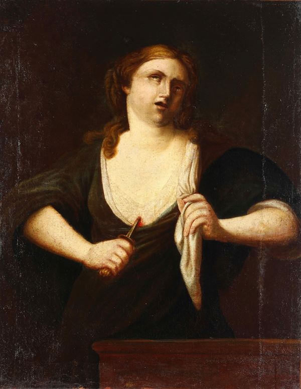 Scuola del XVIII secolo Suicidio di Lucrezia