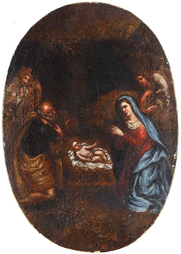 Scuola del XVIII secolo Natività