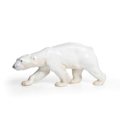 Bing & Grondahl, Orso polare, porcellana, circa 1960