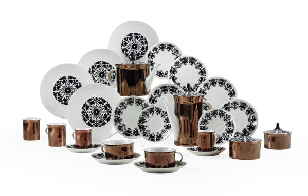 Servizio da caffè e da tè “Berlin Hilton” Germania, Manifattura Rosenthal, anni ’80 del XX secolo 