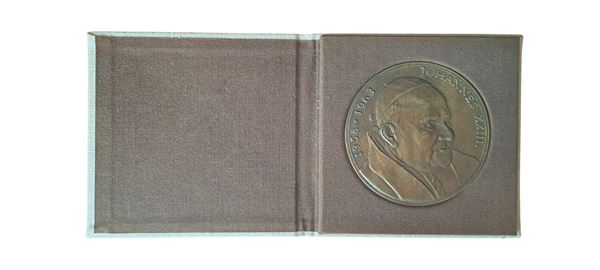Vaticano 1963: medaglia papale Giovanni XXIII (1958 – 1963 – postumo) in bronzo Ricordo del Pontificato (R²). 