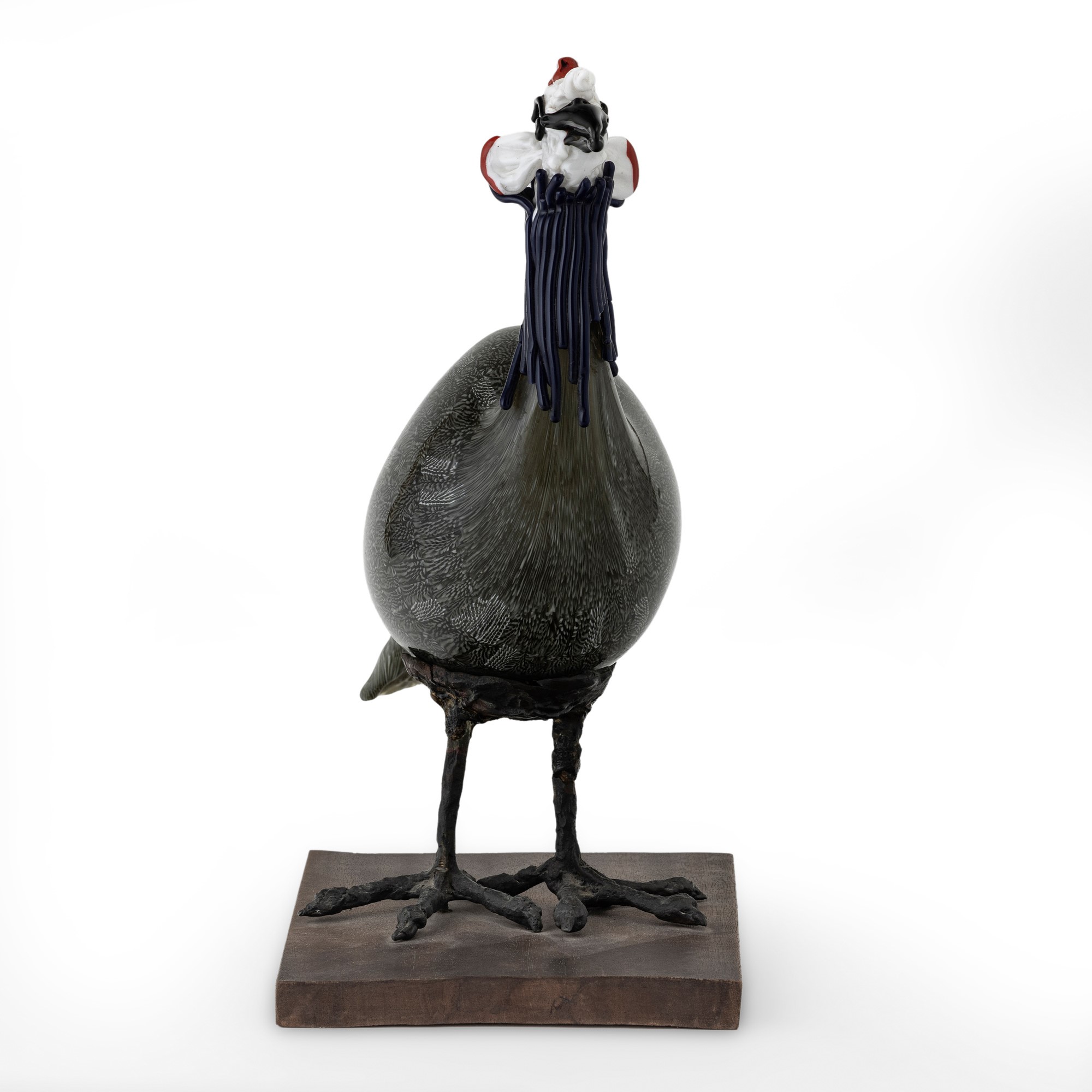 Toni Zuccheri - Faraona in vetro soffiato con decoro di murrine, Murano (1980 ca.)