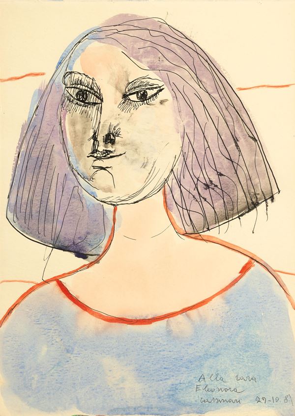 Bruno Cassinari - Ritratto, 1981