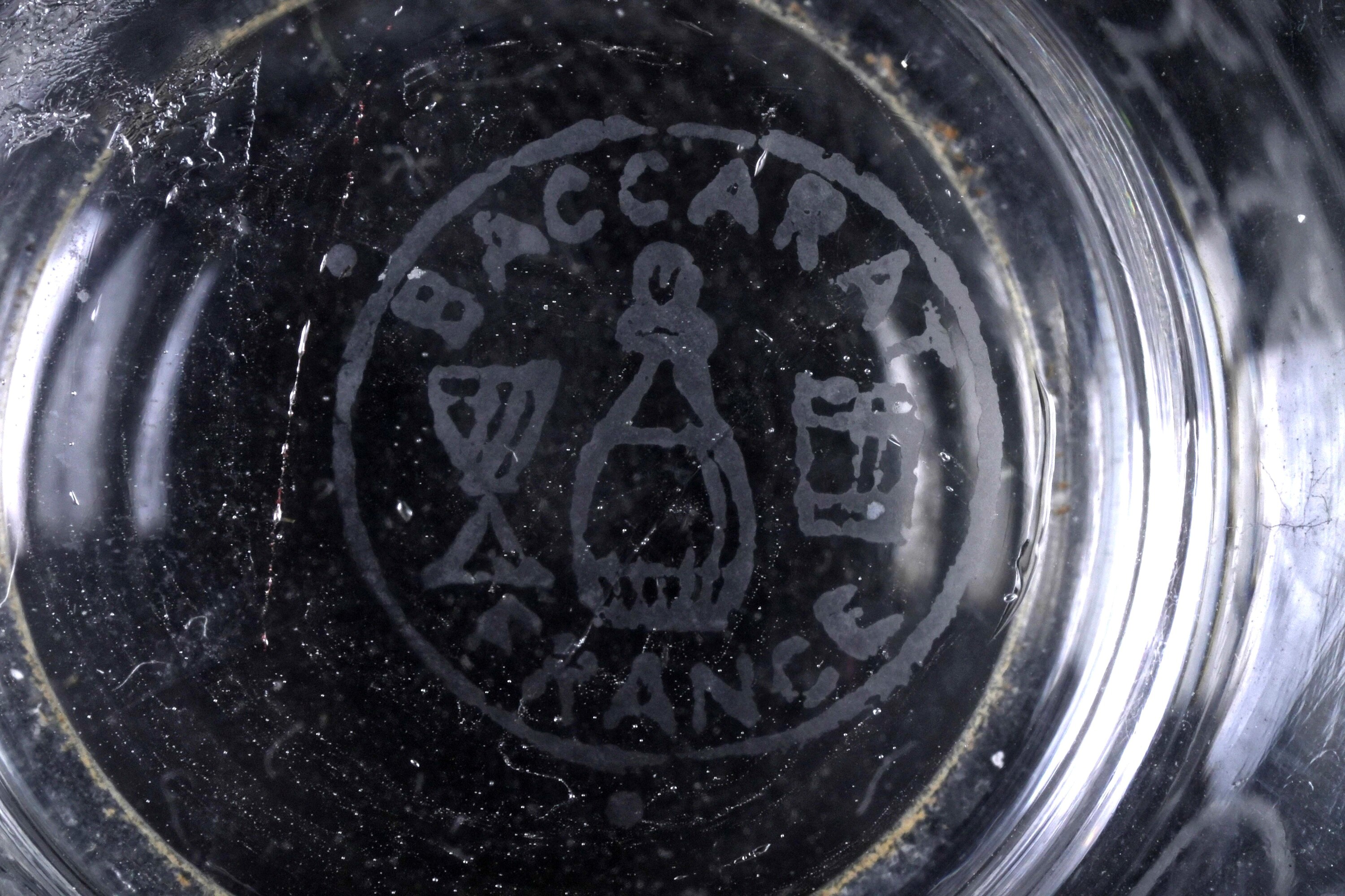Servizio di calici "Michelangelo". Francia, Manifattura Baccarat, XX secolo.