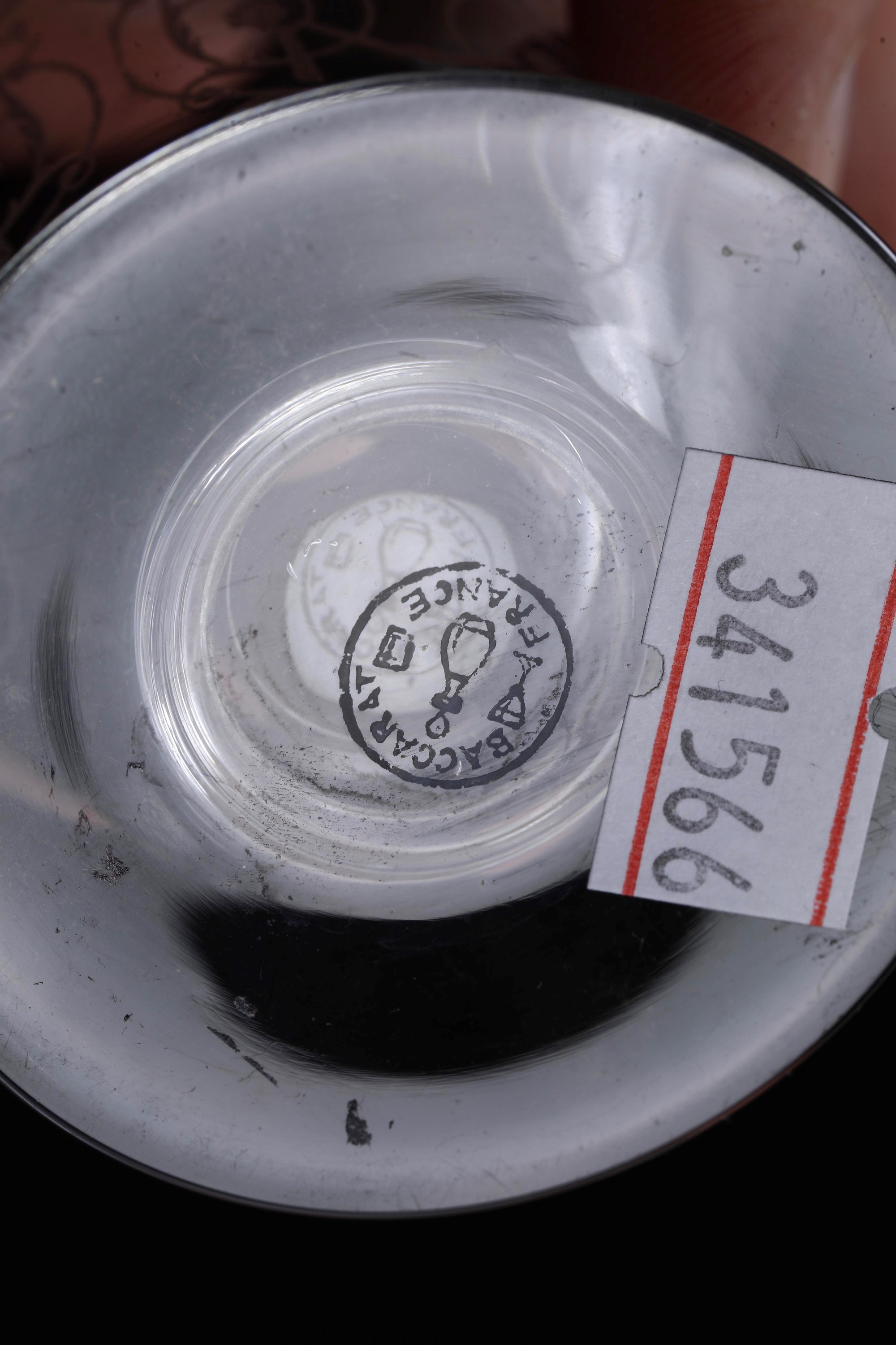 Diciotto calici da vino bianco "Michelangelo". Francia, Manifattura Baccarat, XX secolo.