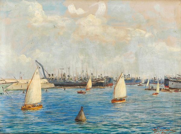 Regata dei dinghies in porto