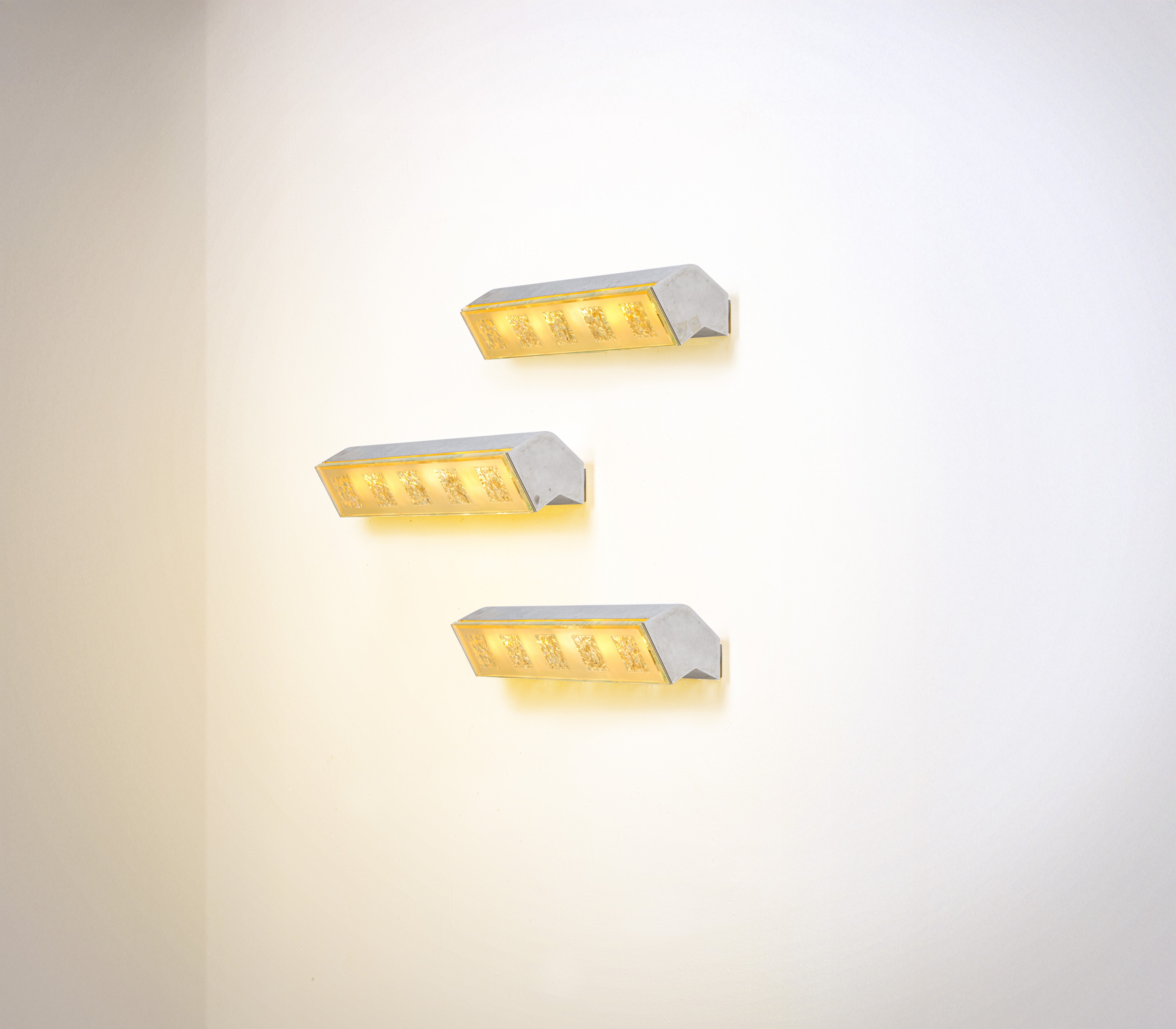 Max Ingrand - Tre Lampade da Parete Mod. 2139.