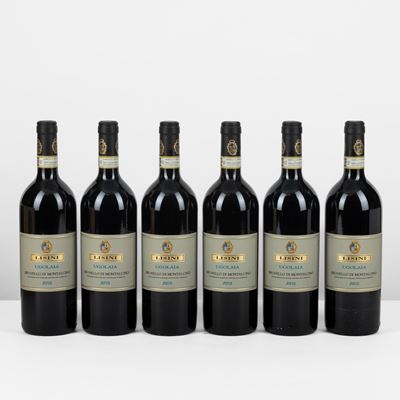 Brunello di Montalcino, Lisini Ugolaia 2015, 6 Bottiglie con Scatola Originale