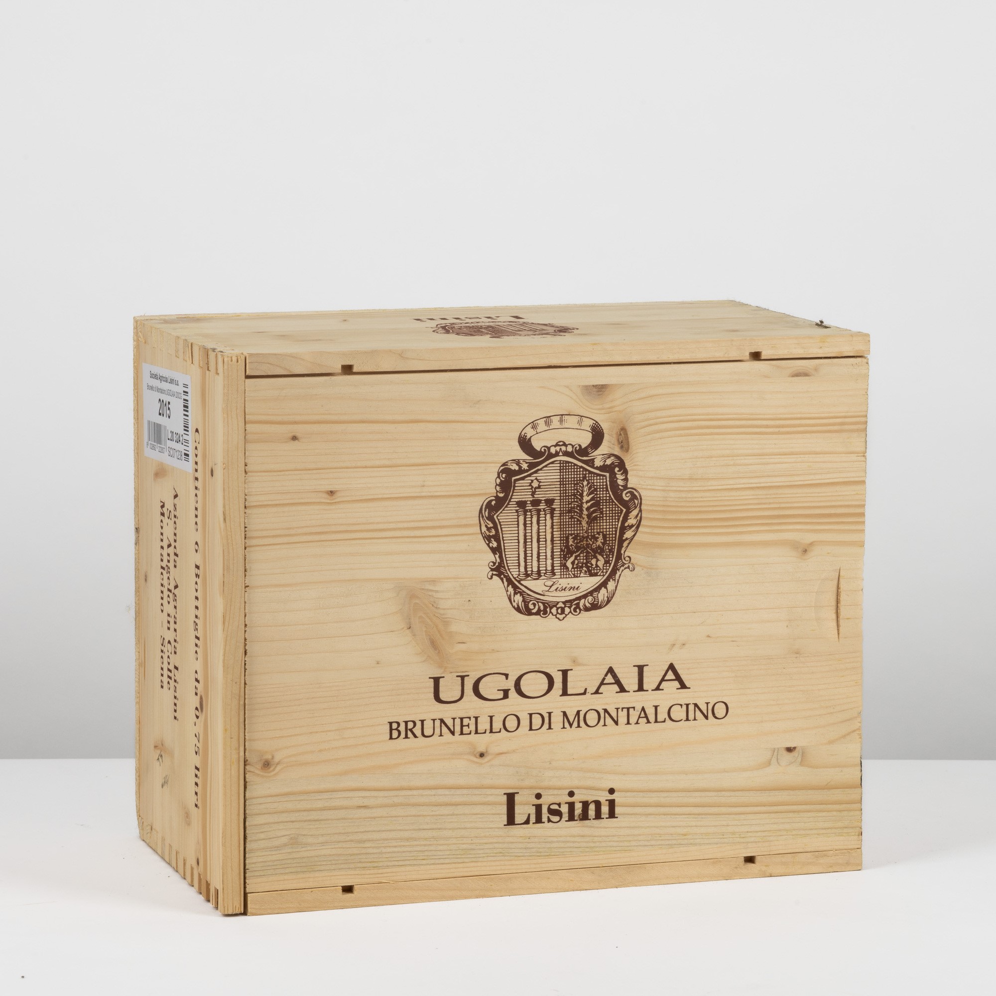 Brunello di Montalcino, Lisini Ugolaia 2015, 6 Bottiglie con Scatola Originale