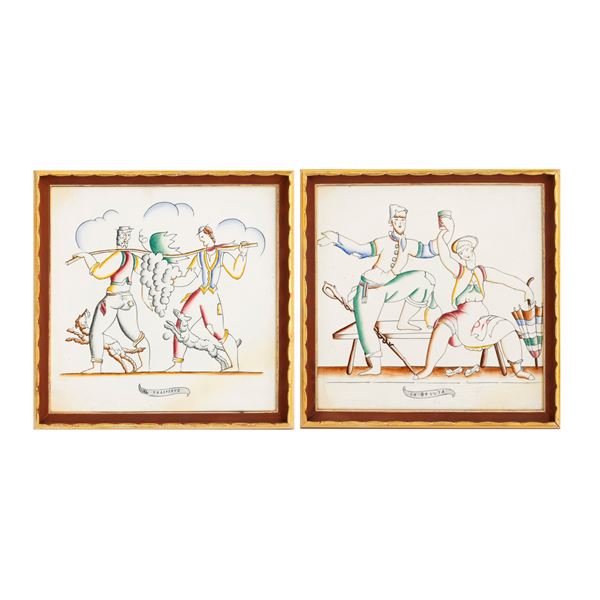 Gio Ponti - Richard Ginori, San Cristoforo, Milan 1935 ca