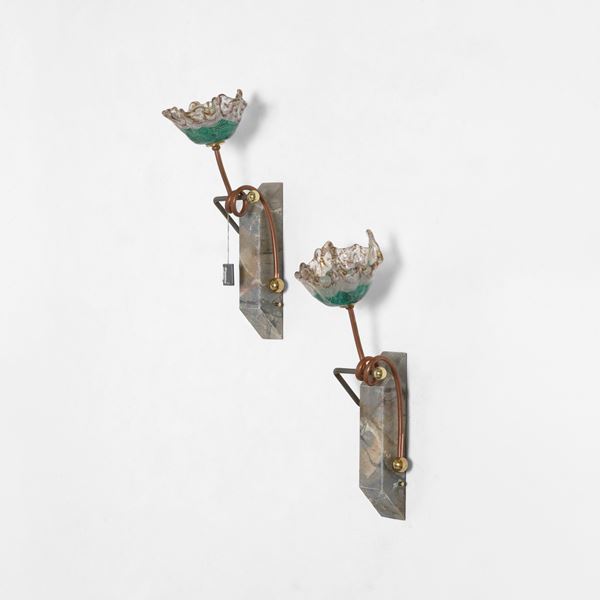 Due lampade da parete