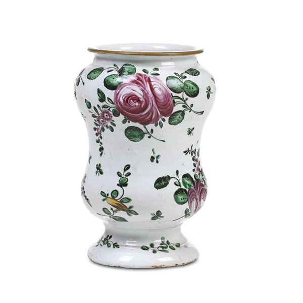 Albarello Pesaro, Manifattura Casali e Callegari, fine XVIII - inizio XIX secolo 