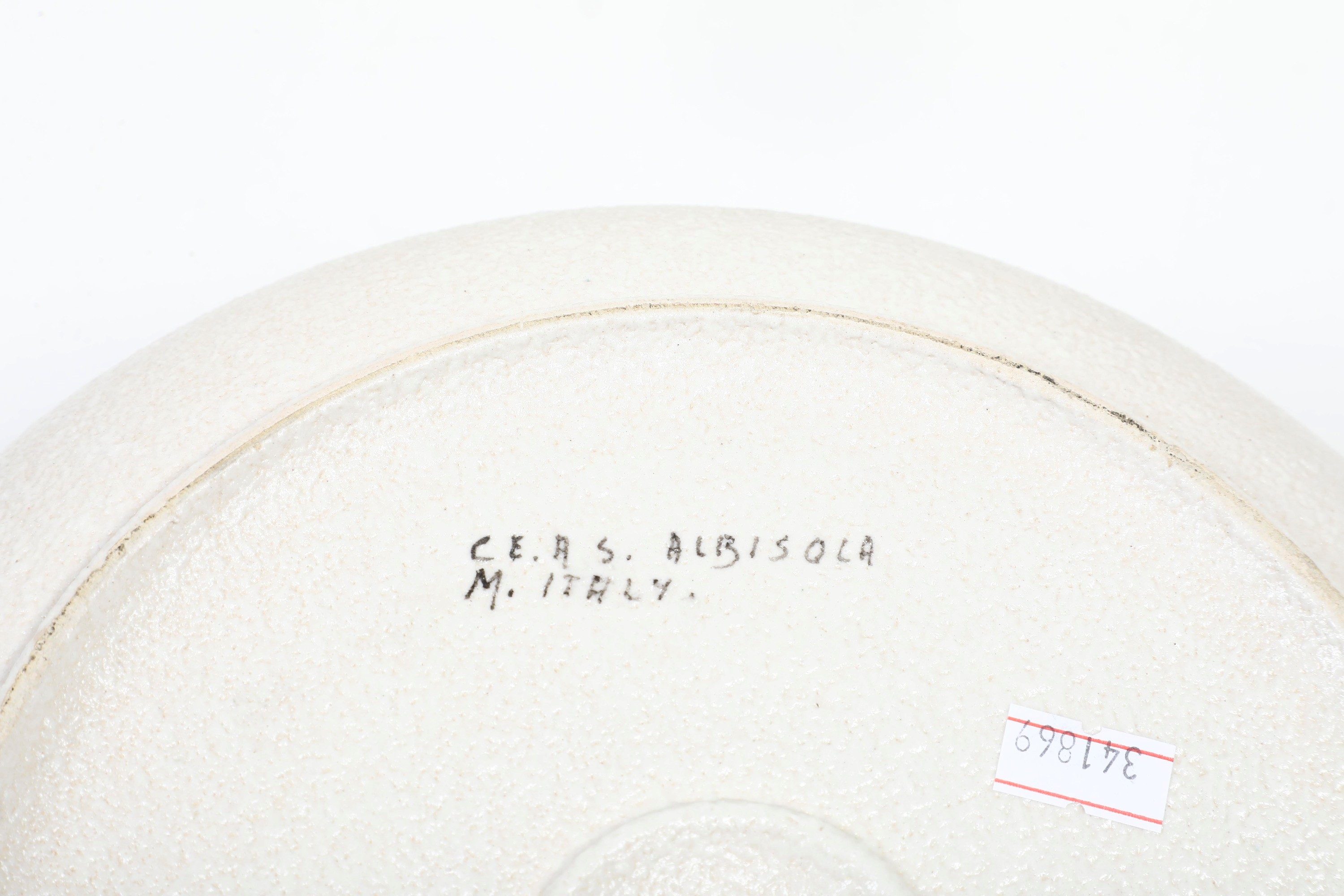 CE.RS., Servizio da liquore in maiolica (Albisola), metà del XX secolo circa