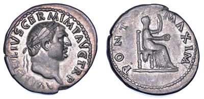 Vitellio, Denario (aprile-dicembre 69 d.C.)