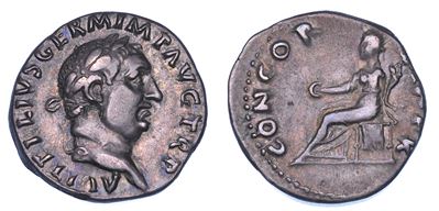 Vitellio, Denario di aprile - dicembre 69 d.C.