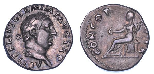 VITELLIO, aprile - dicembre 69. Denario.