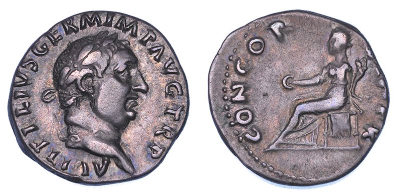 VITELLIO, aprile - dicembre 69. Denario.  - Asta Numismatica - Cambi Casa d'Aste