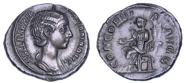 ORBIANA (moglie di Alessandro Severo), 225-227. Denario, anno 225.