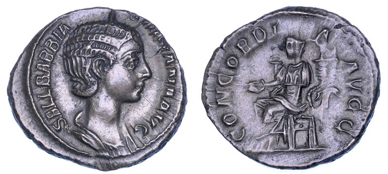 ORBIANA (moglie di Alessandro Severo), 225-227. Denario, anno 225.  - Auction Numismatics - Cambi Casa d'Aste