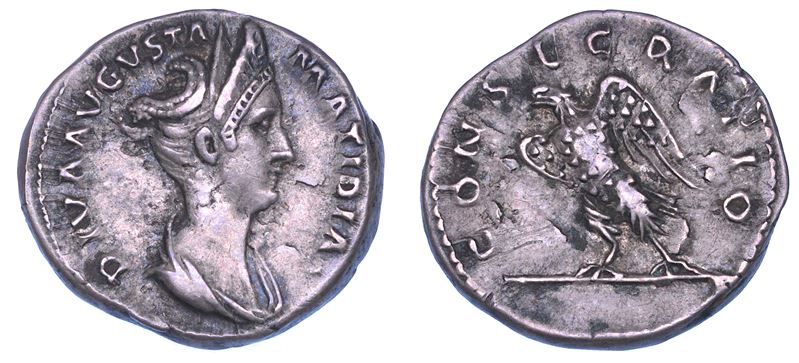 MATIDIA (figlia di Marciana, nipote di Traiano), 68-119. Denario, anni 119-120.  - Asta Numismatica - Cambi Casa d'Aste