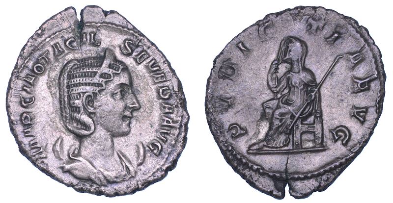 OTACILIA SEVERA (Moglie di Filippo I), 244-249. Antoniniano.  - Auction Numismatics - Cambi Casa d'Aste