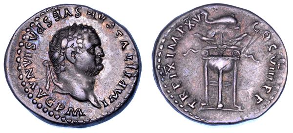 TITO, 79-81. Denario, gennaio-giugno 80.