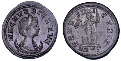 MAGNIA URBICA (moglie di Carino), Antoniniano, 283-285 d.C., Lugdunum