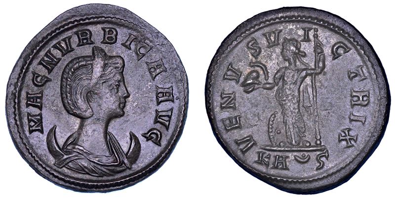 MAGNIA URBICA (moglie di Carino), 283-285. Antoniniano. Lugdunum.  - Auction Numismatics - Cambi Casa d'Aste