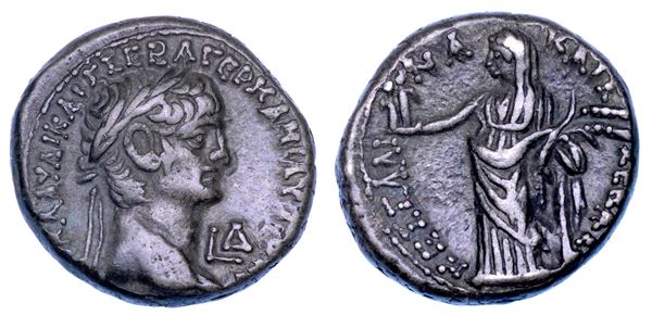 CLAUDIO, 41-54. Tetradracma cistoforico, anno 41. Alessandria.