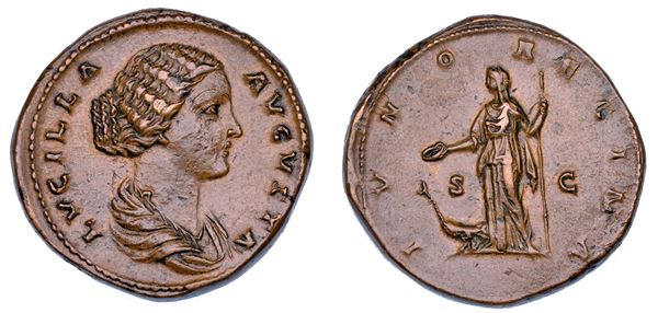 LUCILLA (moglie di Lucio Vero), 164-182. Sesterzio.