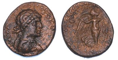 Busto di Cleopatra, Bronzo, 52-30 a.C., Celesiria