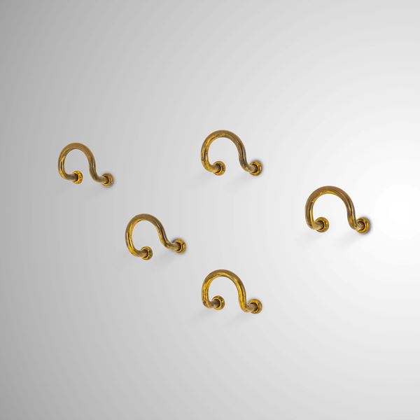 Osvaldo Borsani - Cinque appendiabiti a parete